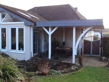 Design Carport aus Holz 3