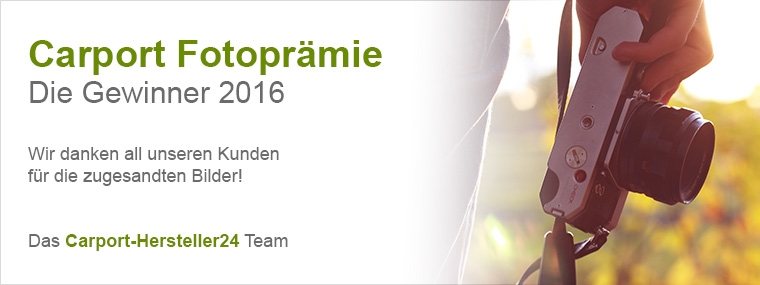 Carport Fotoprämie 2016