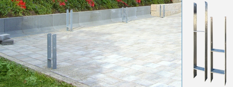 Carport H-Pfostenanker