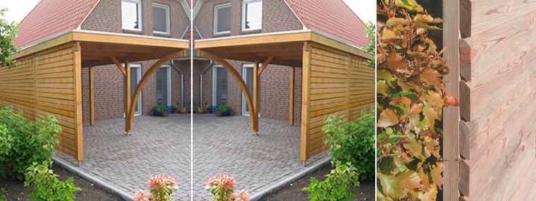 Carport Rhombus-Elemente