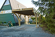 Carport 310x600 cm · Kiefer kdi · 2 Leimholzbögen