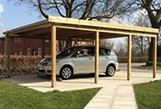 Carport 510x600 cm · Kiefer kdi